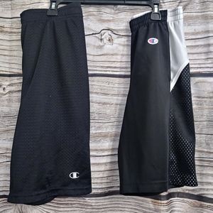 2 pair boys Champion Shorts Size Medium